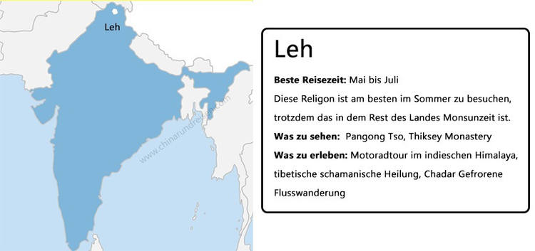 beste Reiszeit Indien Leh