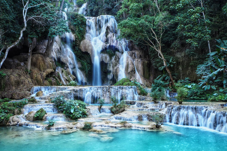 Wasserfall in Laos