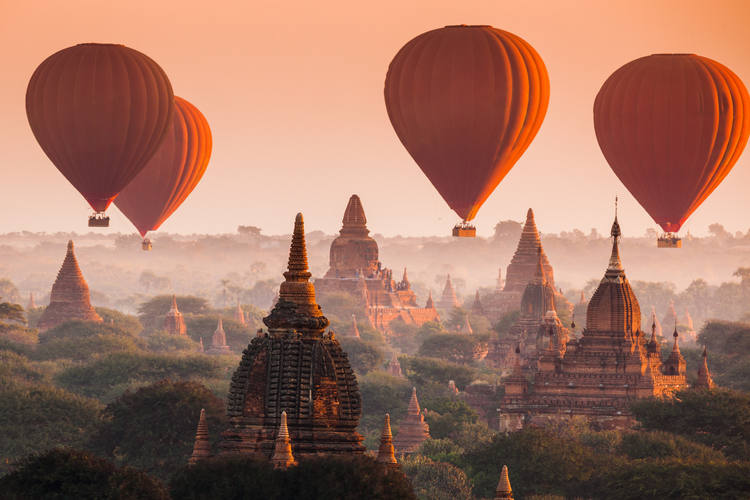 Ballon in Bagan